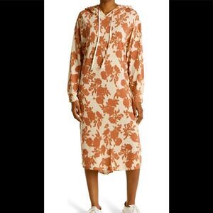 🧡Dress forum floral print hooded dress size M, NWT